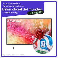 TV Samsung 55" - Crystal UHD 4K + Balón Mundialista Trionda
