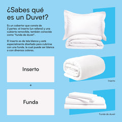 Juego de funda de Duvet Plat