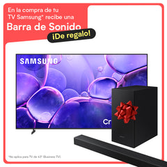 TV Samsung Crystal UHD 4K 55" (S. 8000FF) + Barra de Sonido Samsung T420