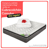 Colchón Lester Sigma + Cubre Colchón Cúmulus
