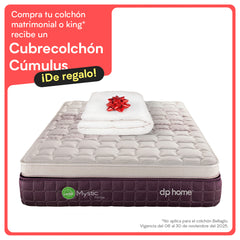 Colchón Mystic + Cubre Colchón Cúmulus