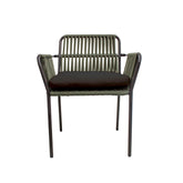 Comedor Mérida - 4 sillas verde olivo