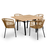 Comedor Tequila - 4 sillas beige