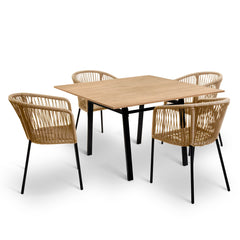 Comedor Tequila - 4 sillas beige