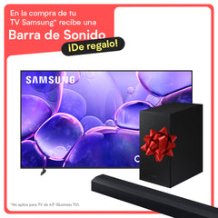 TV Samsung Crystal UHD 4K 65" (S. 8000FF) + Barra de Sonido Samsung C450