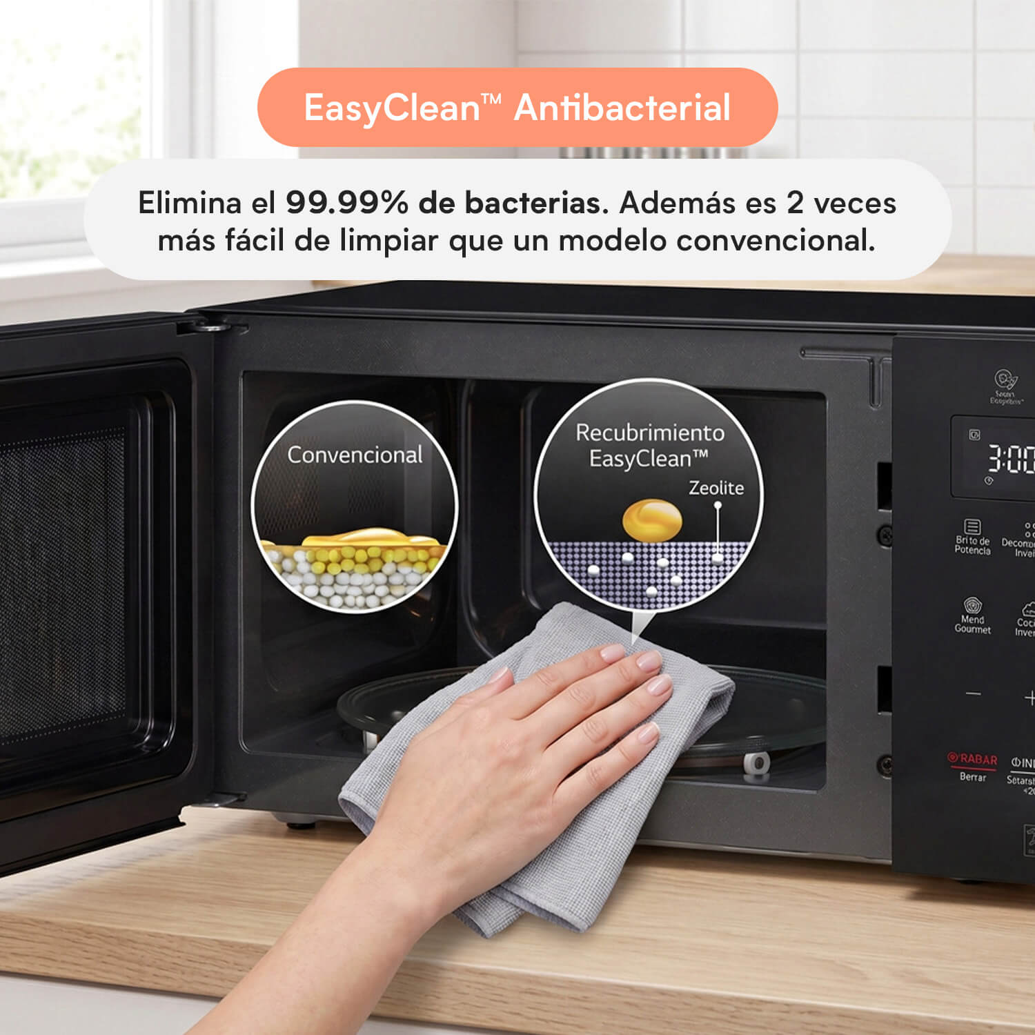 Microondas LG 2.0 P Smart Inverter