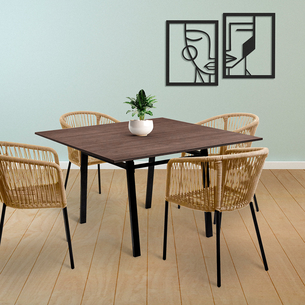 Comedor Tequila - 4 sillas beige