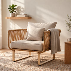 Sofá Vallarta: color beige (1 Pax)