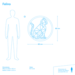 Cuadro "Felino"