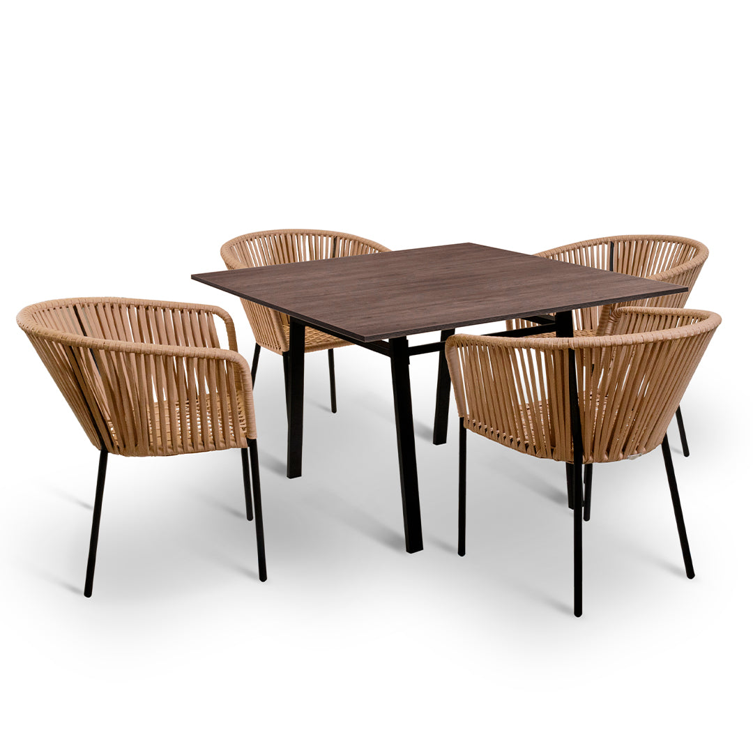Comedor Jalisco - 4 sillas Beige