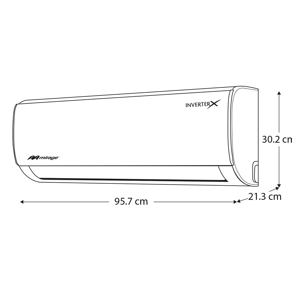 Minisplit Mirage Inverter X - 1.5 toneladas - 220v